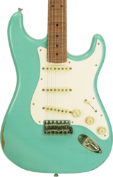 E-gitarre in str-form Xotic California Classic XSC-1 Alder - Medium aging seafoam green