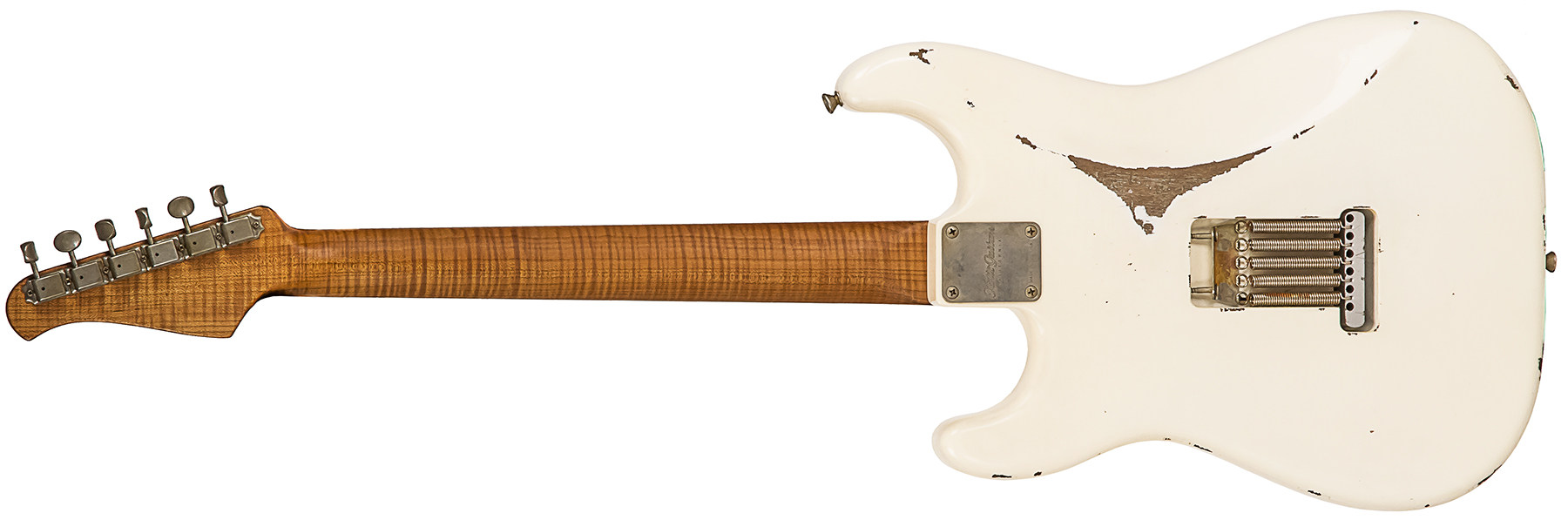Xotic Xsc-1 Alder California Class 3s Rw #1624r - Heavy Aging Vintage White - E-Gitarre in Str-Form - Variation 1
