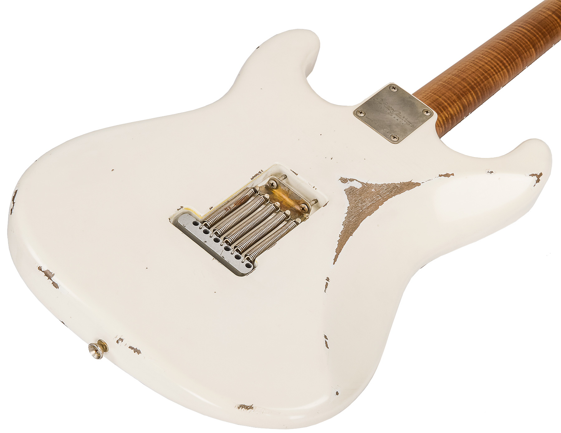 Xotic Xsc-1 Alder California Class 3s Rw #1624r - Heavy Aging Vintage White - E-Gitarre in Str-Form - Variation 4