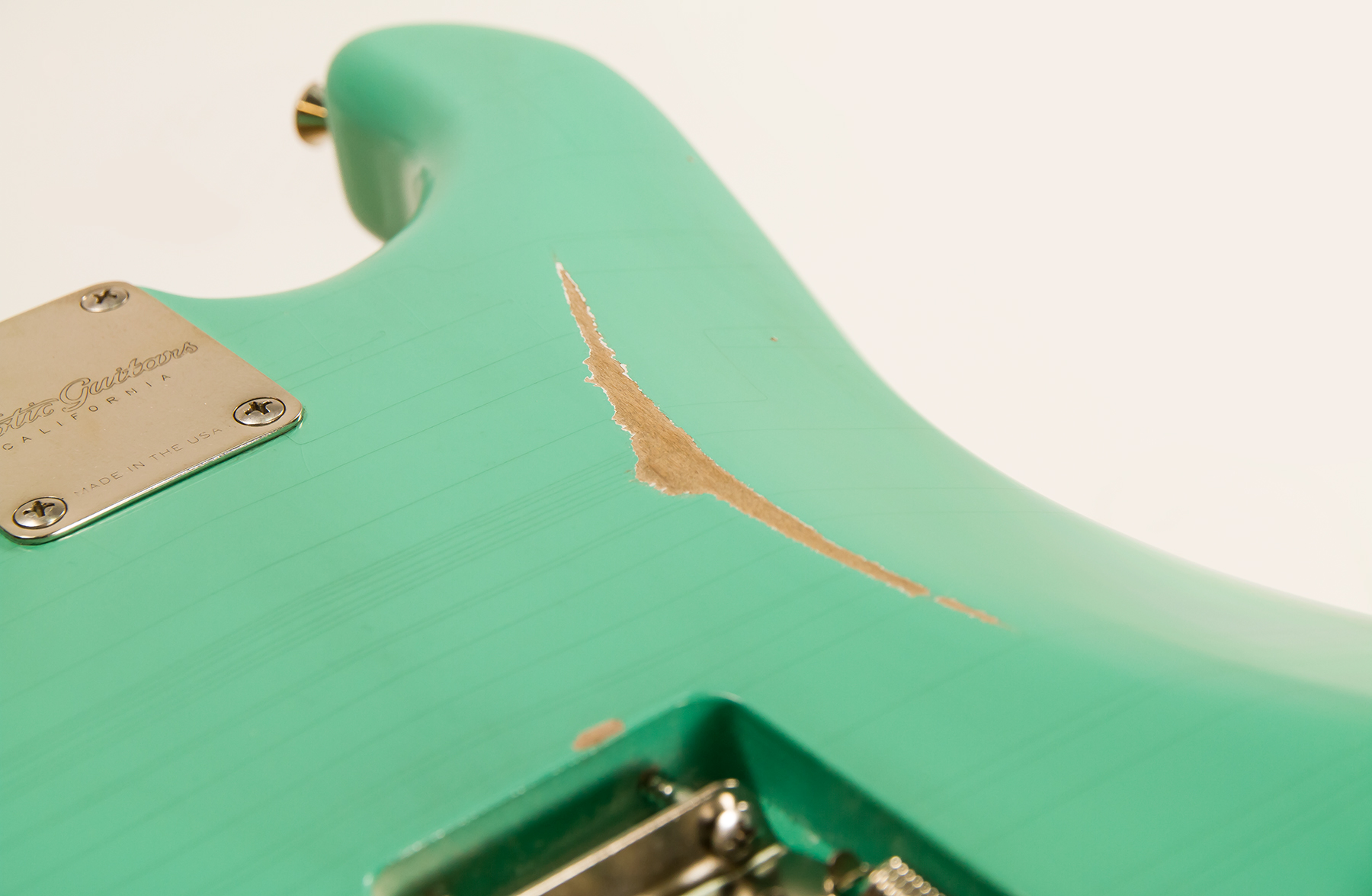 Xotic Xsc-1 Alder California Classic 3s Mn - Medium Aging Seafoam Green - E-Gitarre in Str-Form - Variation 4
