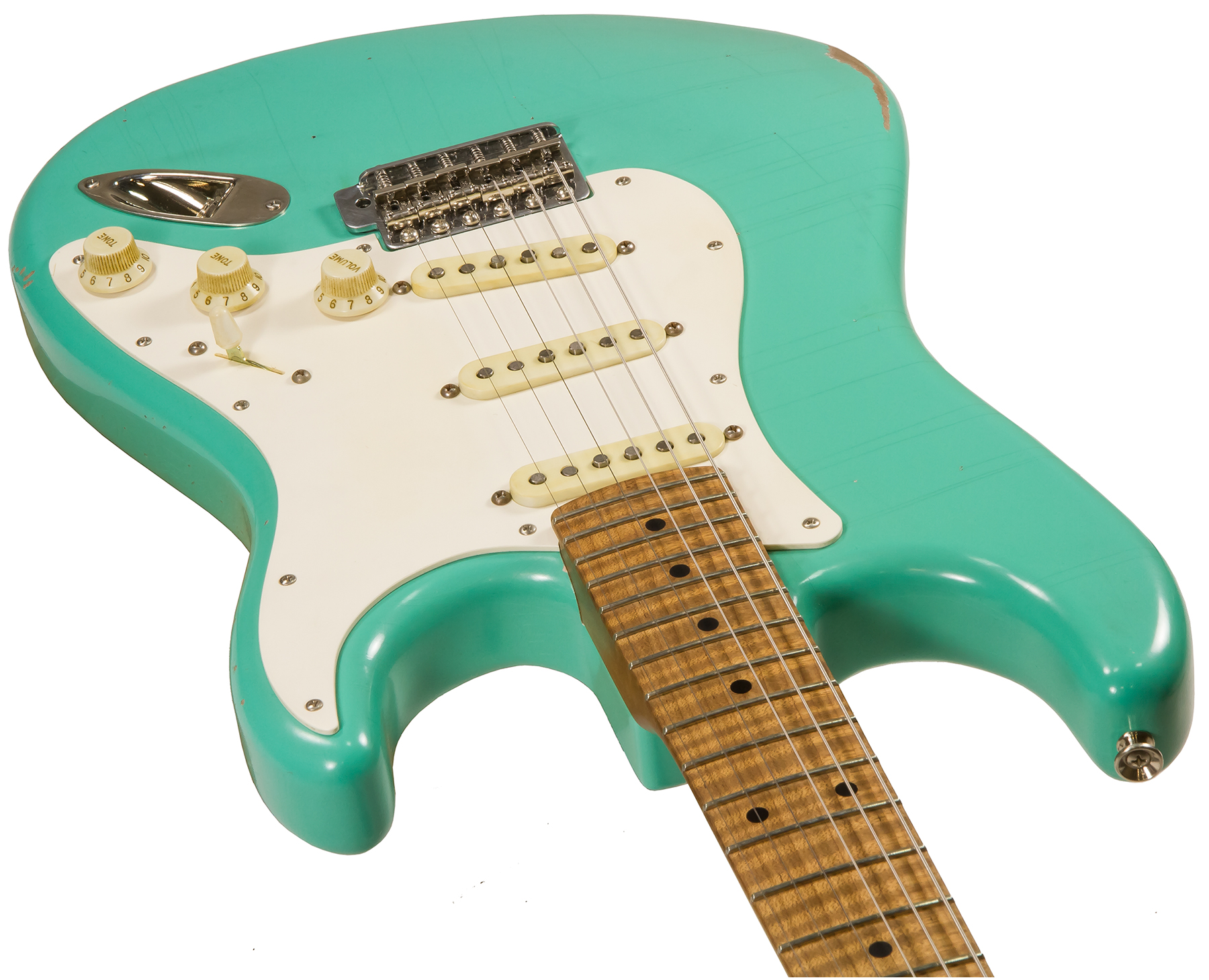 Xotic Xsc-1 Alder California Classic 3s Mn - Medium Aging Seafoam Green - E-Gitarre in Str-Form - Variation 1
