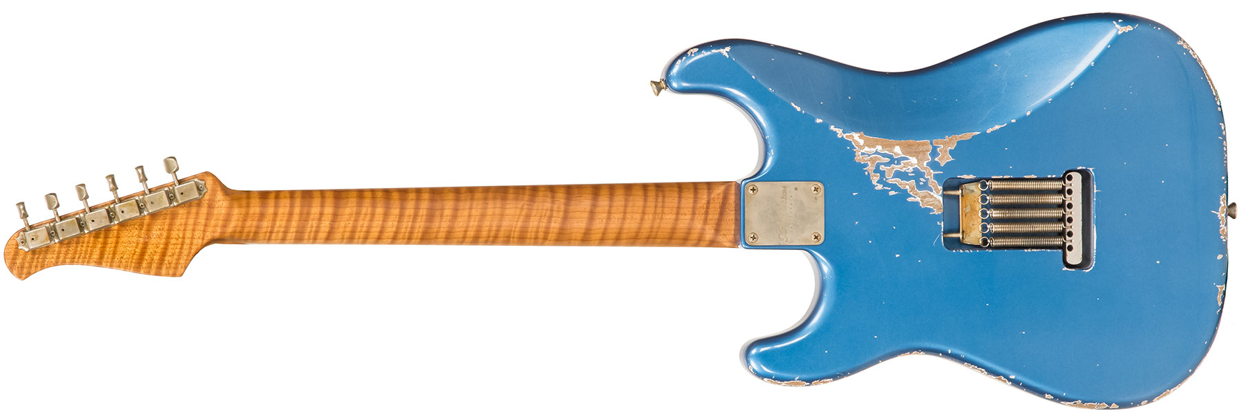 Xotic Xsc-2 Alder California Class Hss Rw #1628 - Heavy Aging Lake Placid Blue - E-Gitarre in Str-Form - Variation 1