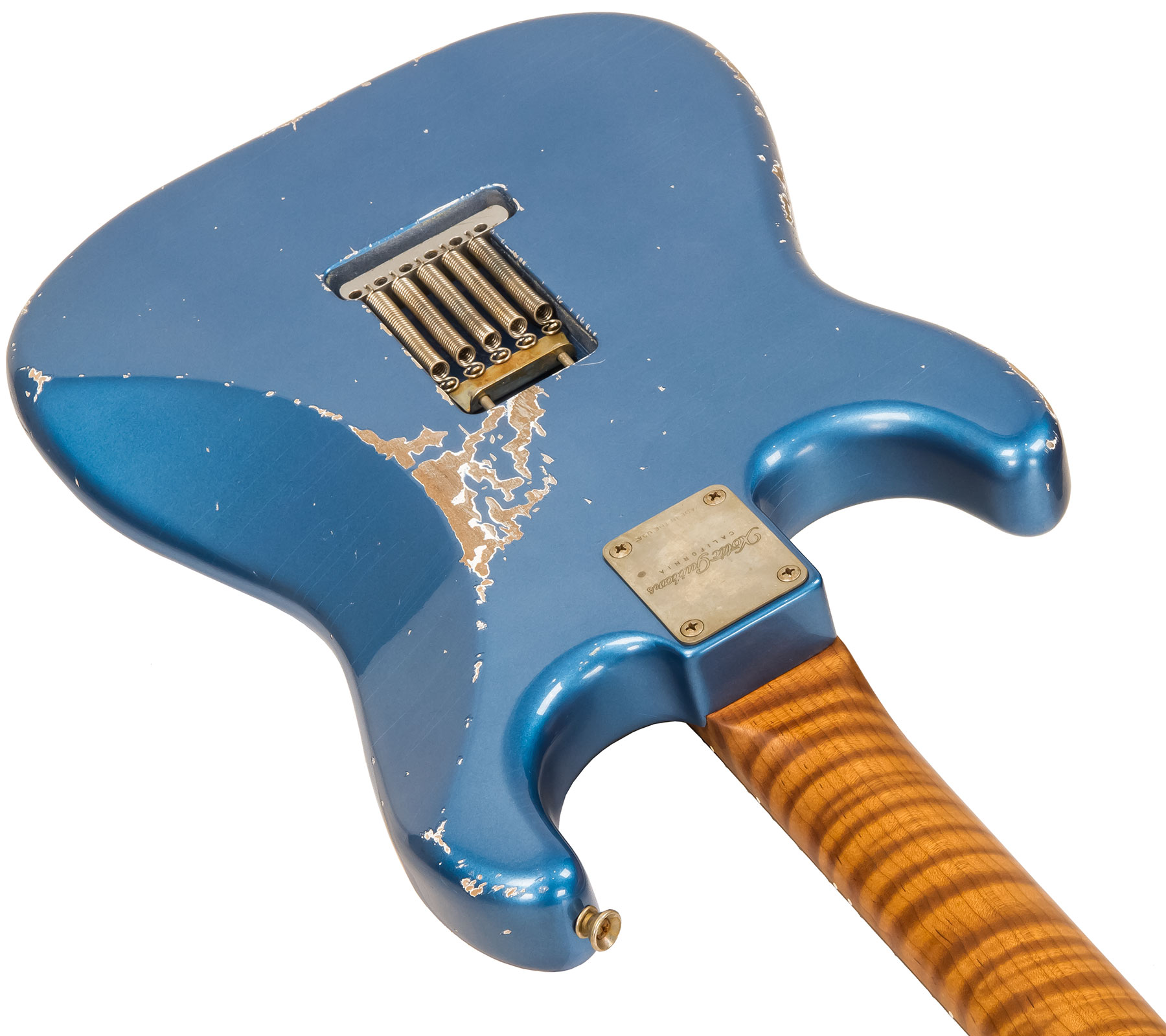Xotic Xsc-2 Alder California Class Hss Rw #1628 - Heavy Aging Lake Placid Blue - E-Gitarre in Str-Form - Variation 3