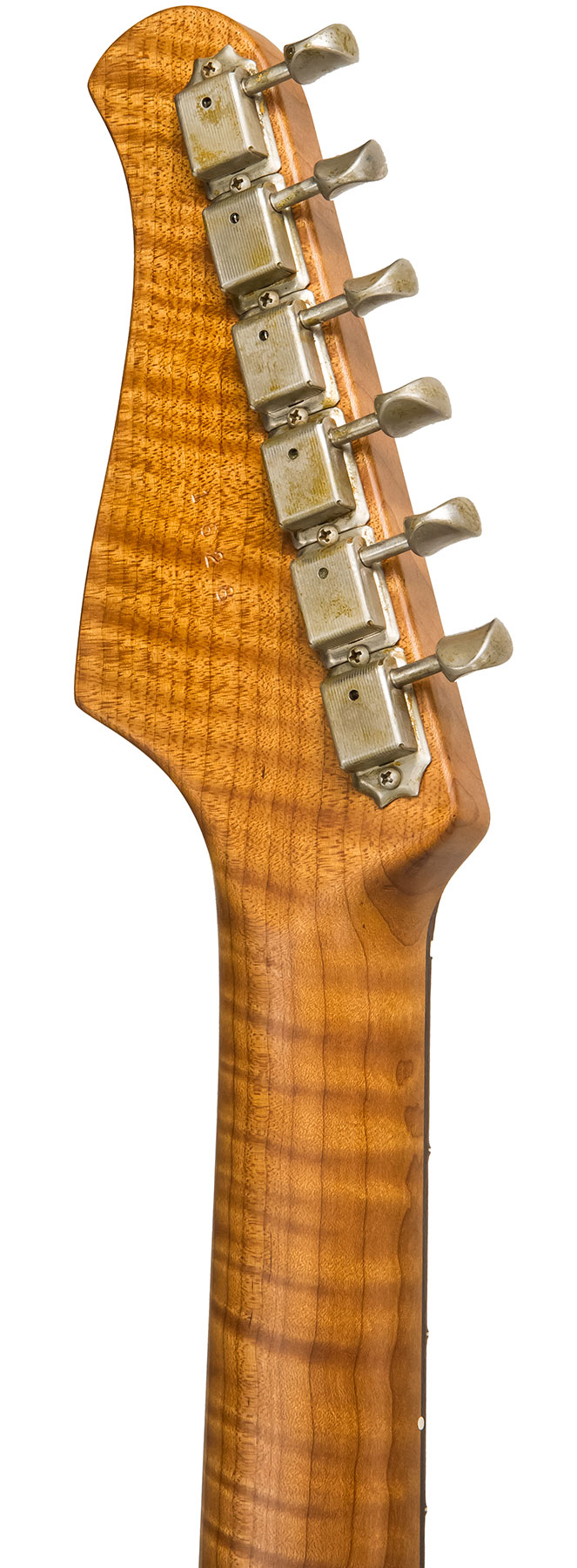Xotic Xsc-2 Alder California Class Hss Rw #1628 - Heavy Aging Lake Placid Blue - E-Gitarre in Str-Form - Variation 5