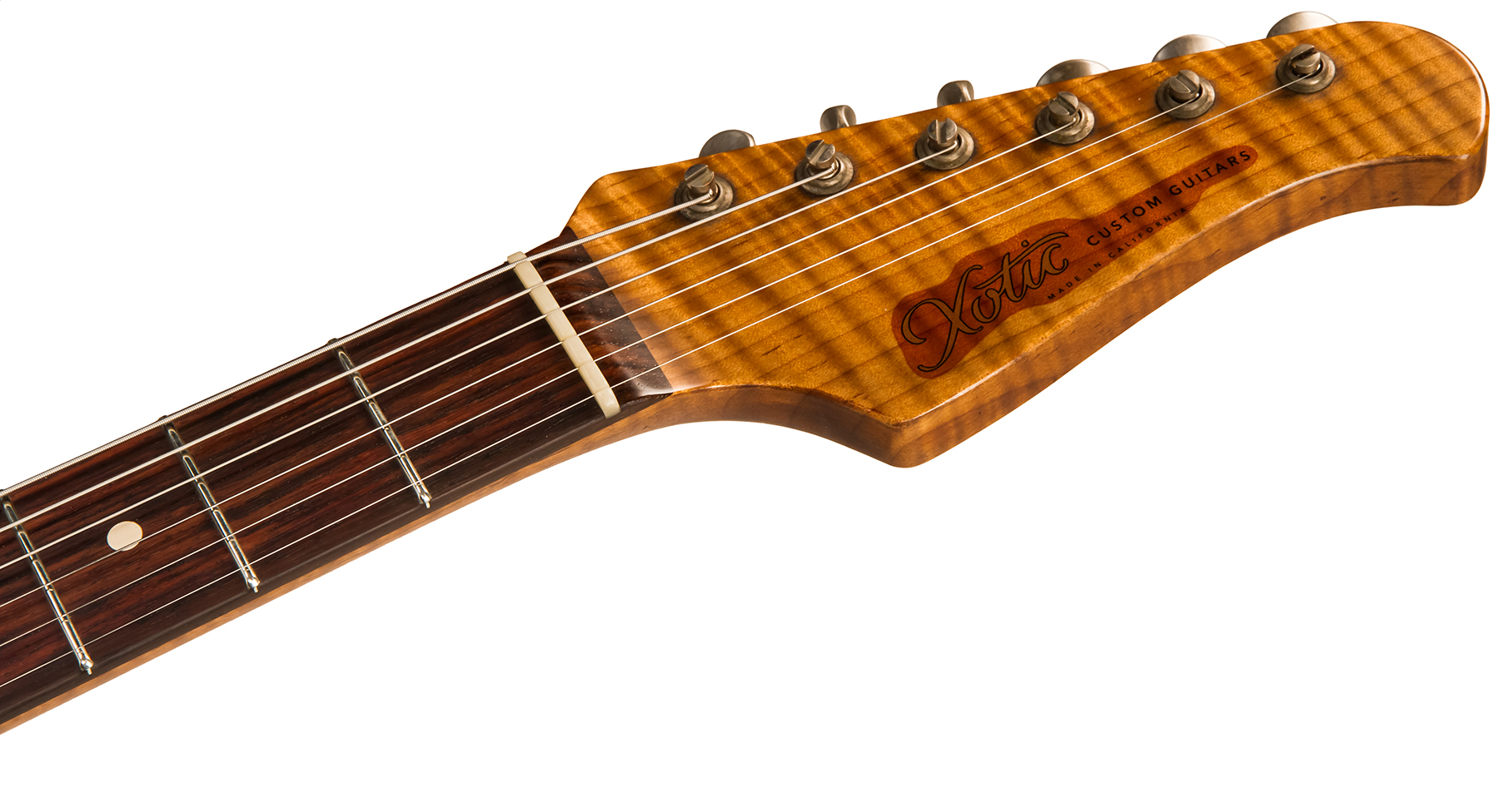 Xotic Xsc-2 Ash Calif. Class Hss Rw #2090 - Super Heavy Aging 3 Tone Burst - E-Gitarre in Str-Form - Variation 4