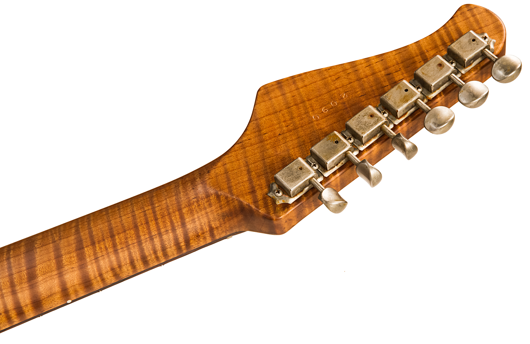 Xotic Xsc-2 Ash Calif. Class Hss Rw #2090 - Super Heavy Aging 3 Tone Burst - E-Gitarre in Str-Form - Variation 5
