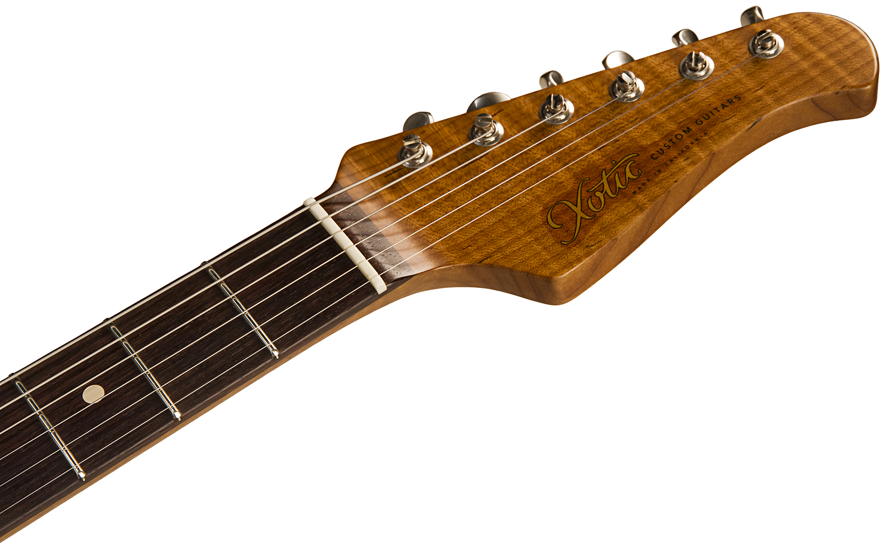 Xotic Xsc-2 Ash Calif. Class Hss Trem Rw #2094 - Medium Aging Sherwood Green - E-Gitarre in Str-Form - Variation 3
