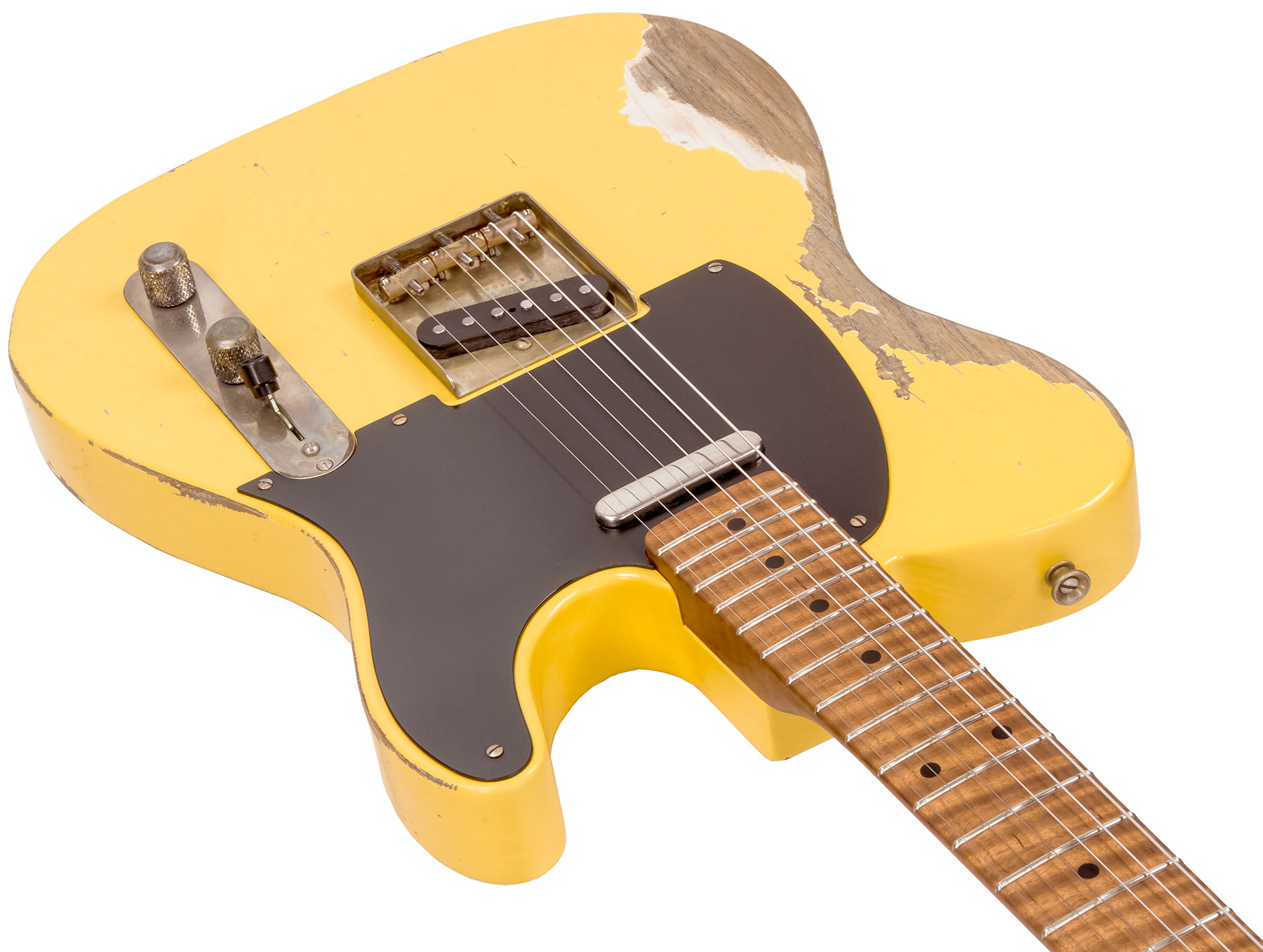 Xotic Xtc-1 Ash Master Grade California Class 2s Mn #1943 - Super Heavy Aging Butterscotch - E-Gitarre in Teleform - Variation 2