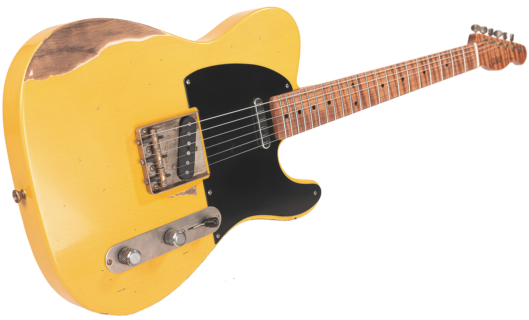 Xotic Xtc-1 Ash California Class 2s Mn #1619 - Heavy Aging Butterscotch - E-Gitarre in Teleform - Variation 2