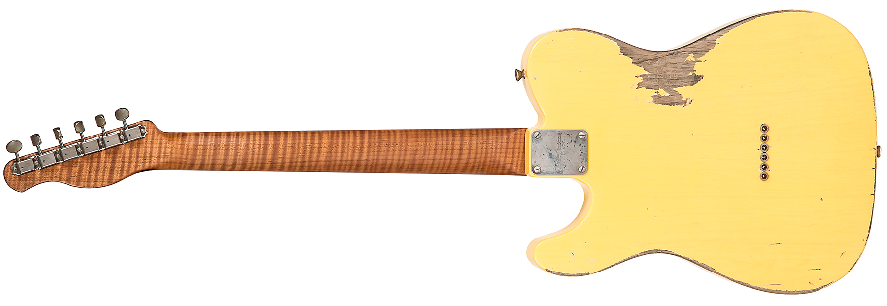 Xotic Xtc-1 Esquire Ash California Class 2s Mn #1482 - Heavy Aging Butterscotch - E-Gitarre in Teleform - Variation 1