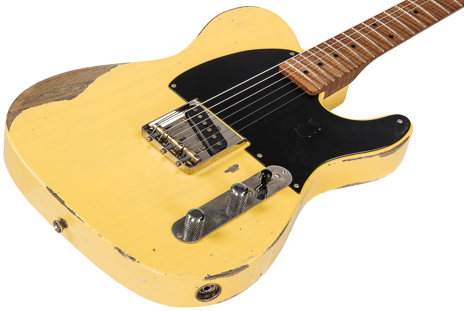 Xotic Xtc-1 Esquire Ash California Class 2s Mn #1482 - Heavy Aging Butterscotch - E-Gitarre in Teleform - Variation 2