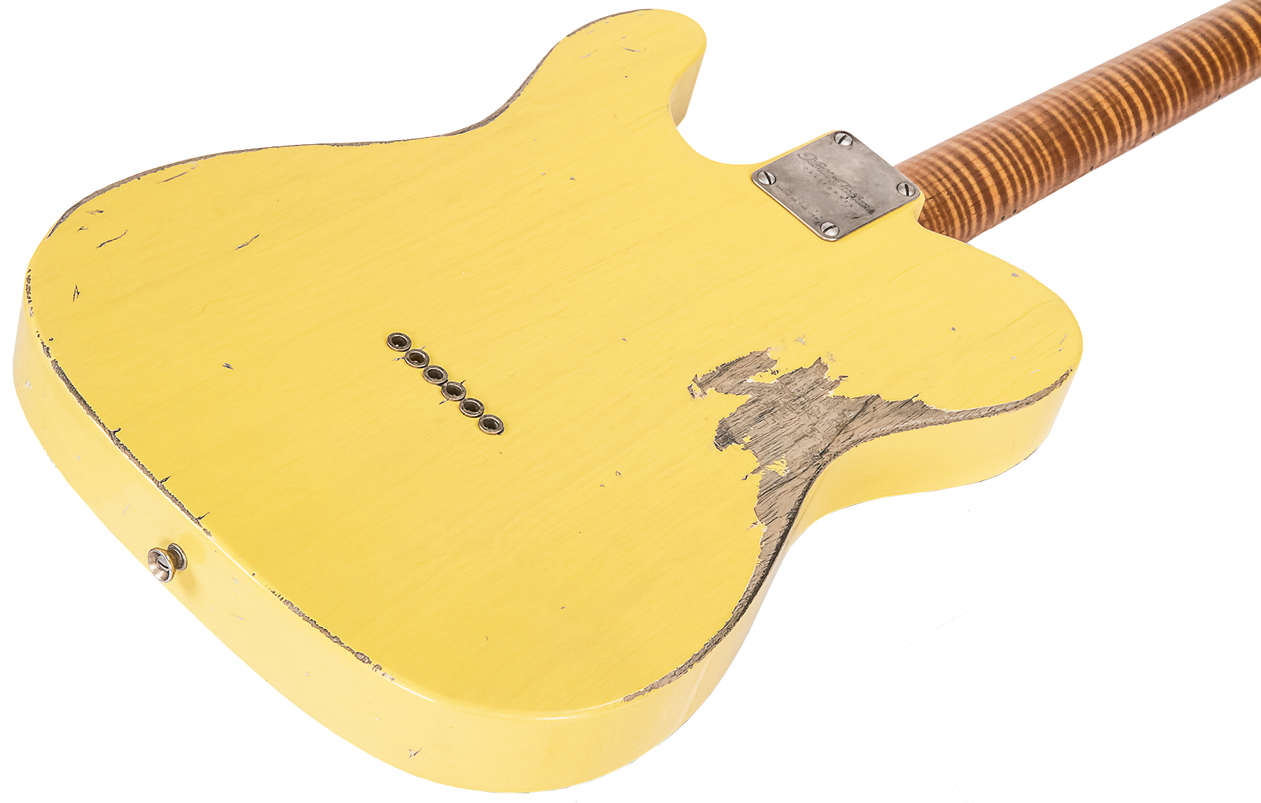 Xotic Xtc-1 Esquire Ash California Class 2s Mn #1482 - Heavy Aging Butterscotch - E-Gitarre in Teleform - Variation 4