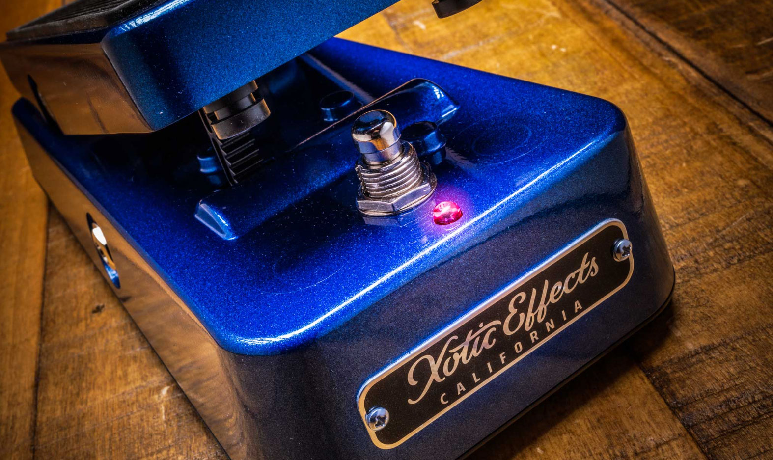 Xotic Xw-2 Wah Ltd Metallic Blue - Wah/Filter Effektpedal - Variation 4