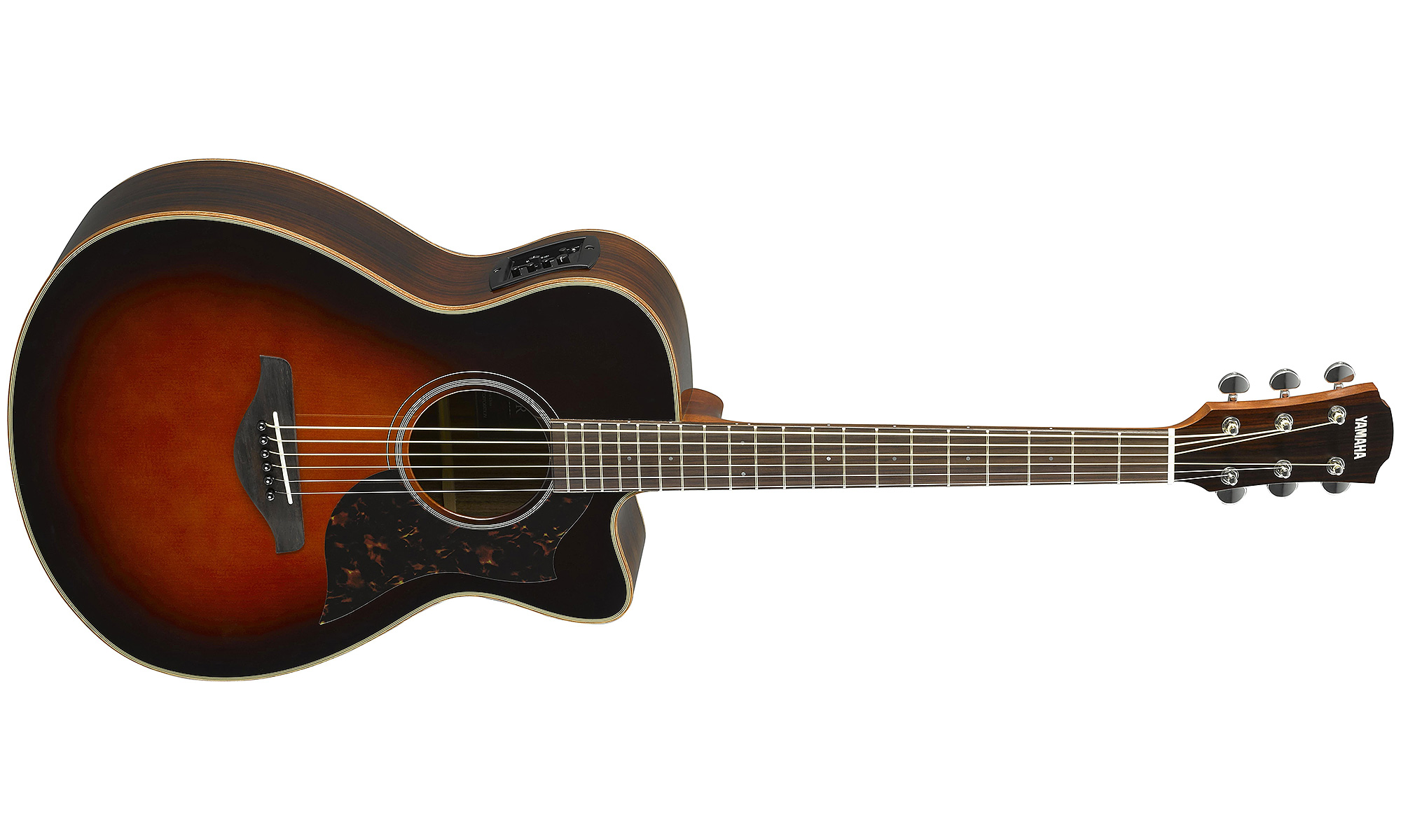 Yamaha Ac1r Ii Tbs Concert Cw Epicea Palissandre 2017 - Tobacco Brown Sunburst - Elektroakustische Gitarre - Variation 1