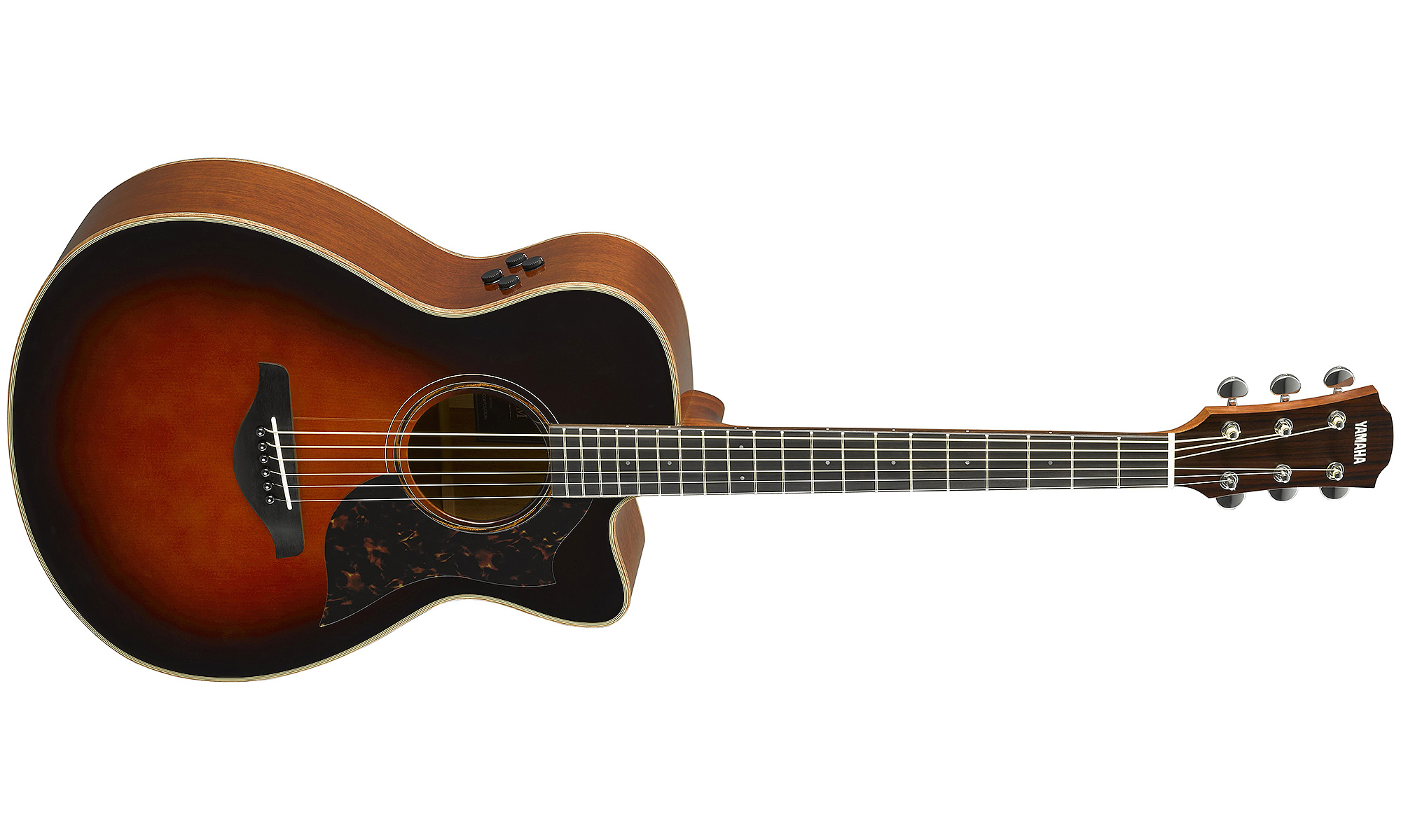 Yamaha Ac3m Are Tbs Concert Cw Epicea Acajou Rw 2017 - Tobacco Brown Sunburst - Elektroakustische Gitarre - Variation 1