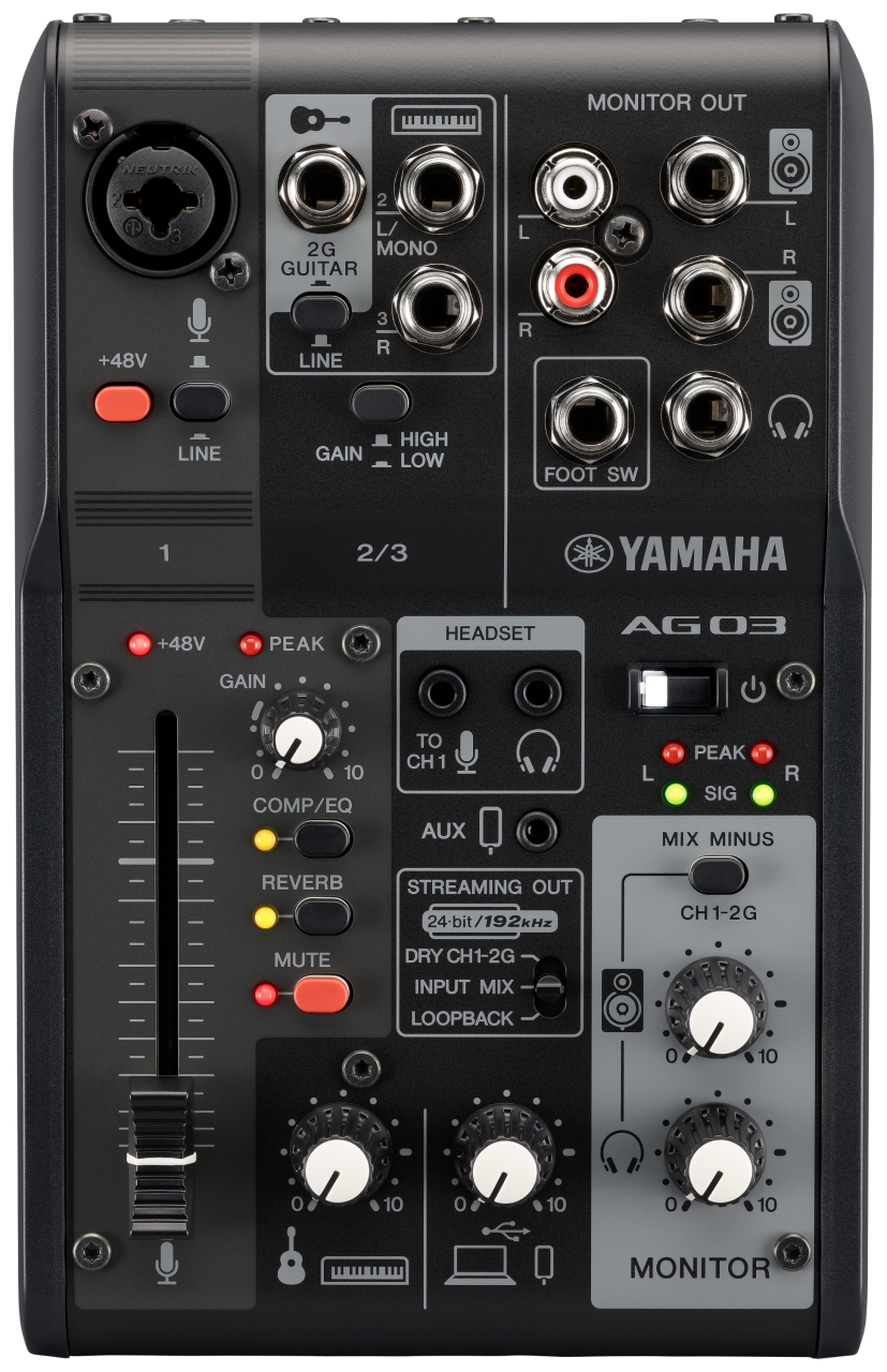 Yamaha Ag03mk2 B - Analoges Mischpult - Variation 2
