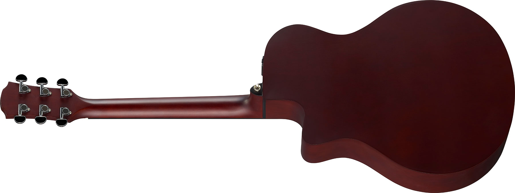 Yamaha Apx600m Concert Slim Cw Erable Nato Rw - Smokey Black - Elektroakustische Gitarre - Variation 2