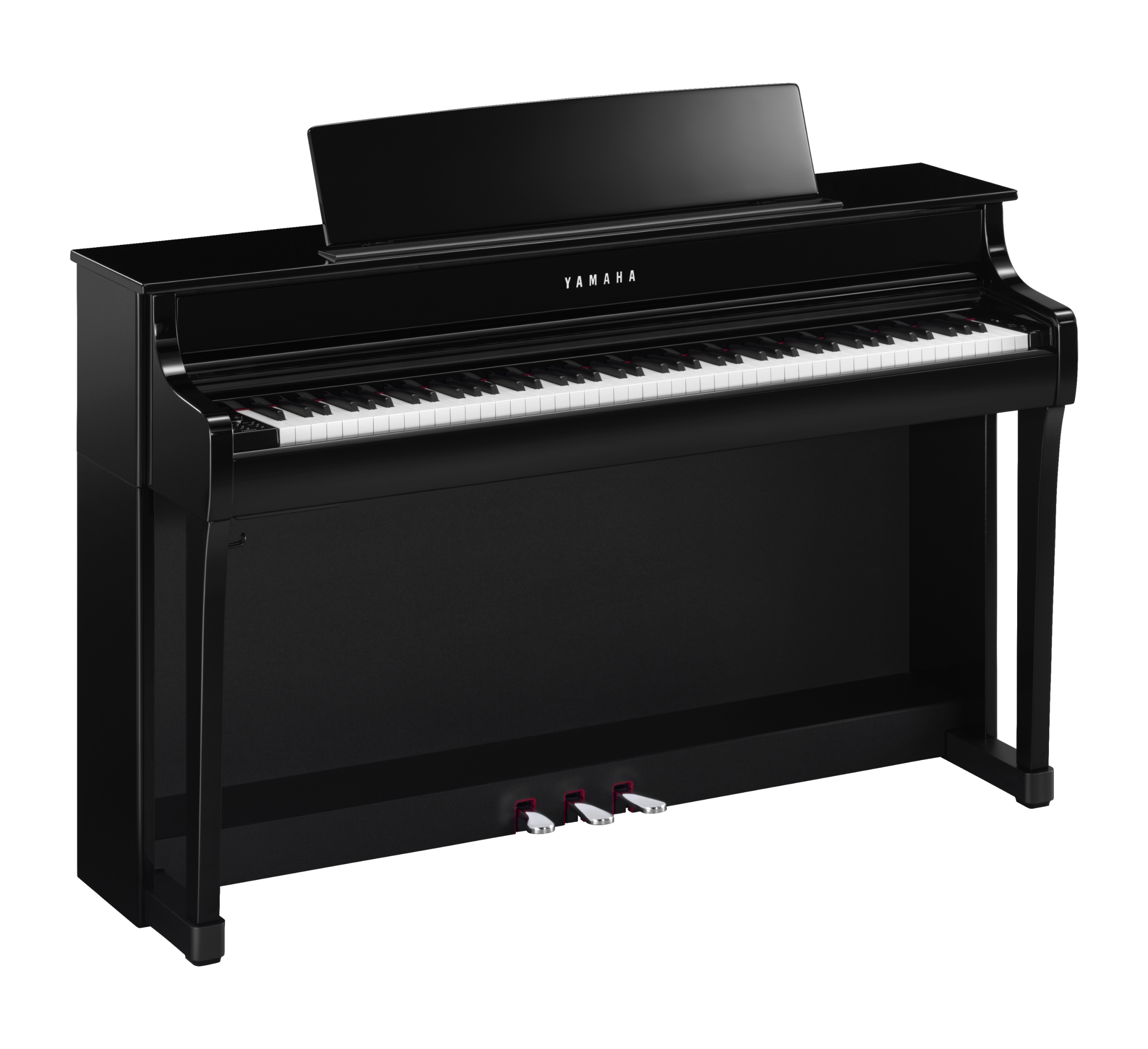 Yamaha Clp-845 - Polished Ebony - Digitalpiano mit Stand - Variation 1