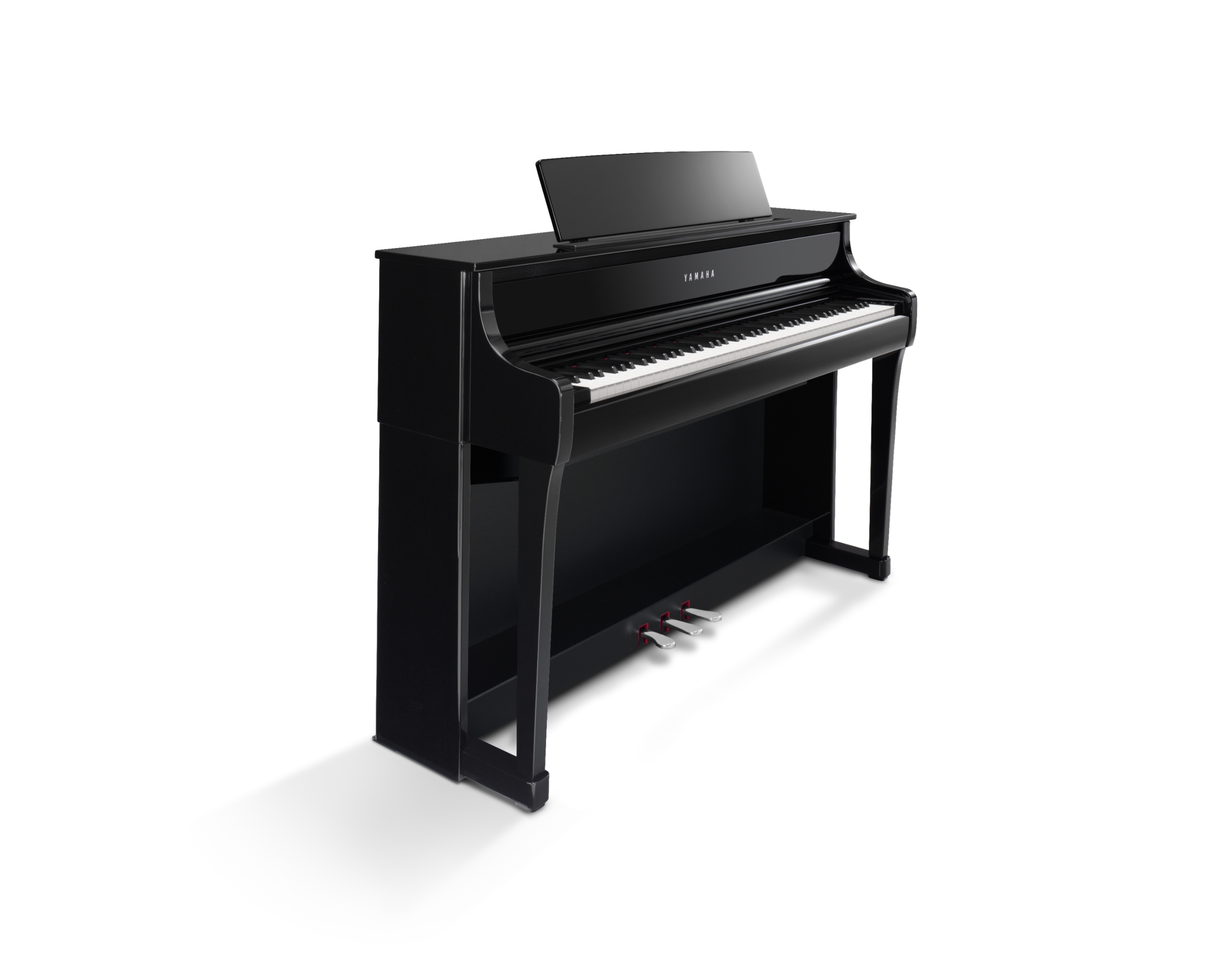 Yamaha Clp-875 - Polished Ebony - Digitalpiano mit Stand - Variation 1