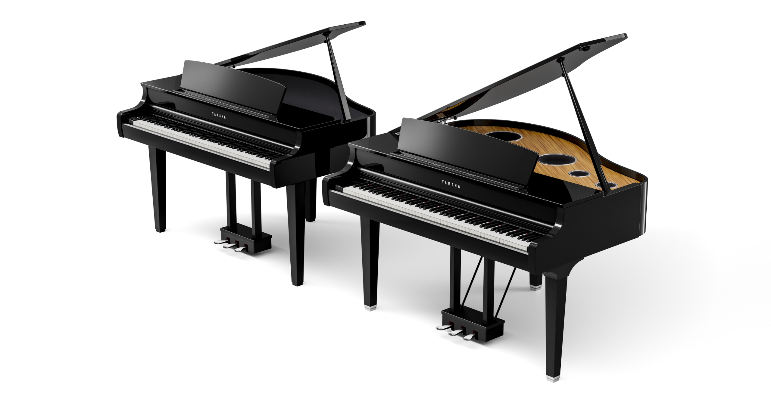 Yamaha Clp-895gp - Polished Ebony - Digitalpiano mit Stand - Variation 2