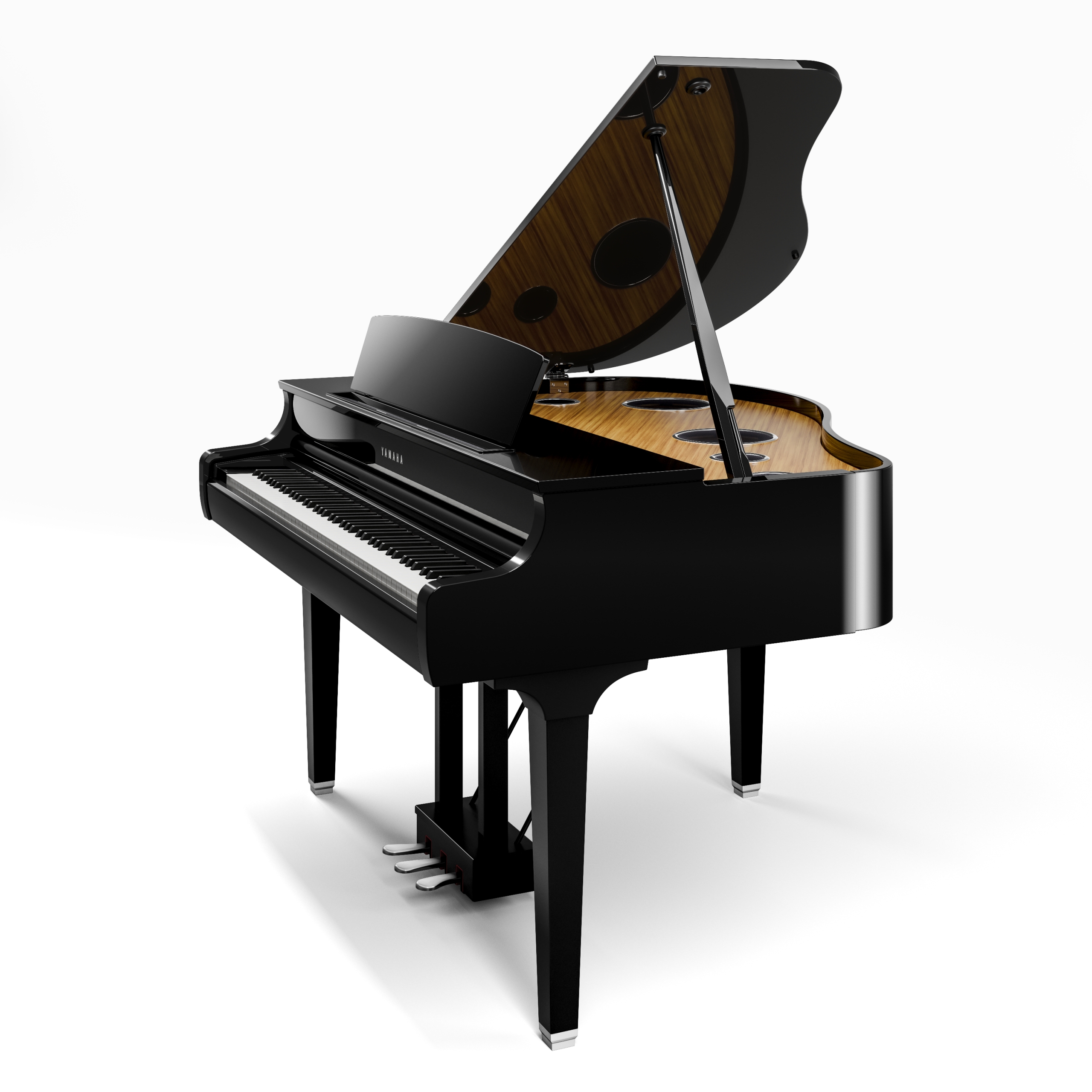 Yamaha Clp-895gp - Polished Ebony - Digitalpiano mit Stand - Variation 3