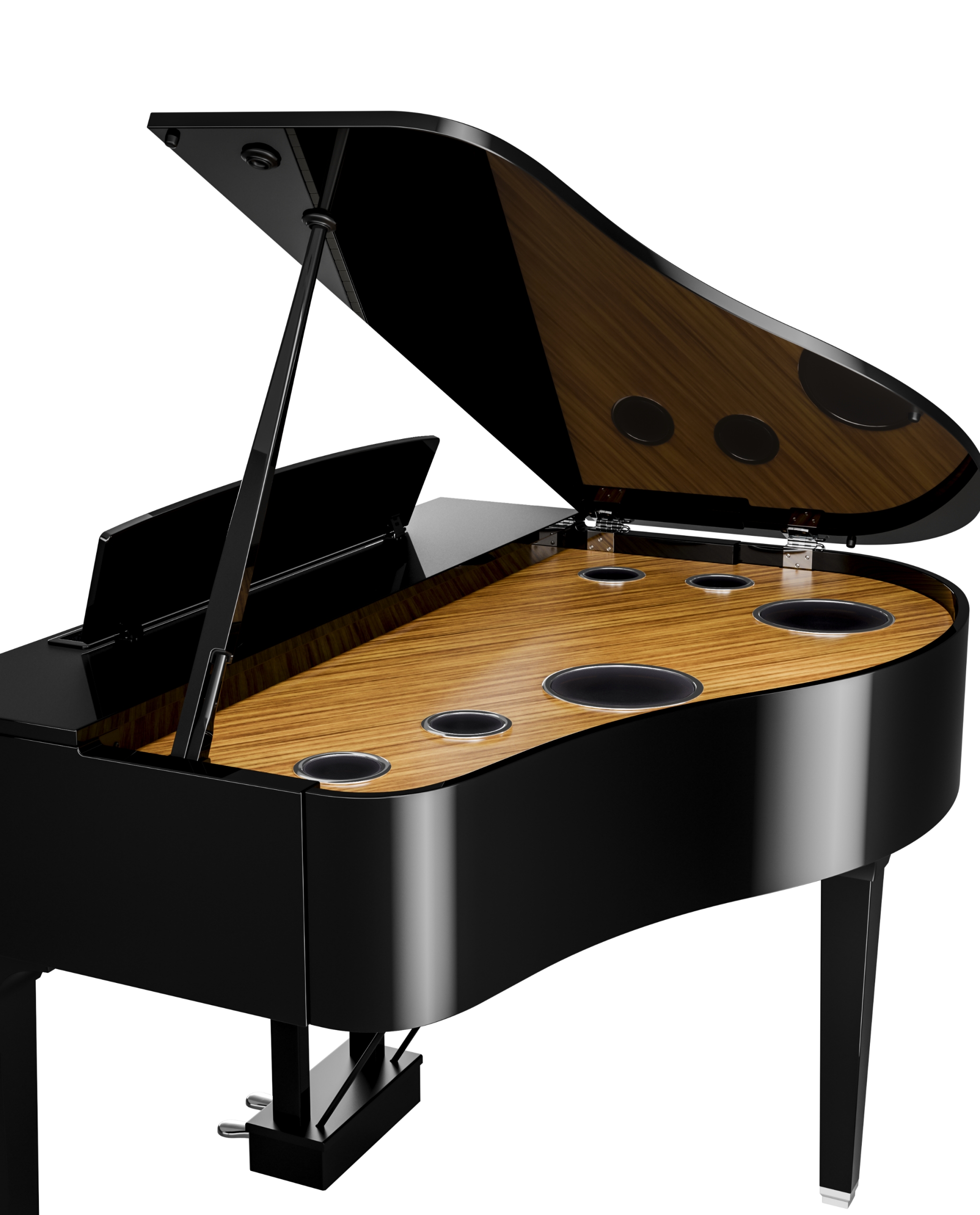 Yamaha Clp-895gp - Polished Ebony - Digitalpiano mit Stand - Variation 5