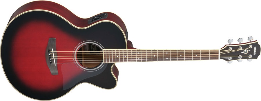 Yamaha Cpx700ii - Dusk Sun Red - Elektroakustische Gitarre - Variation 1