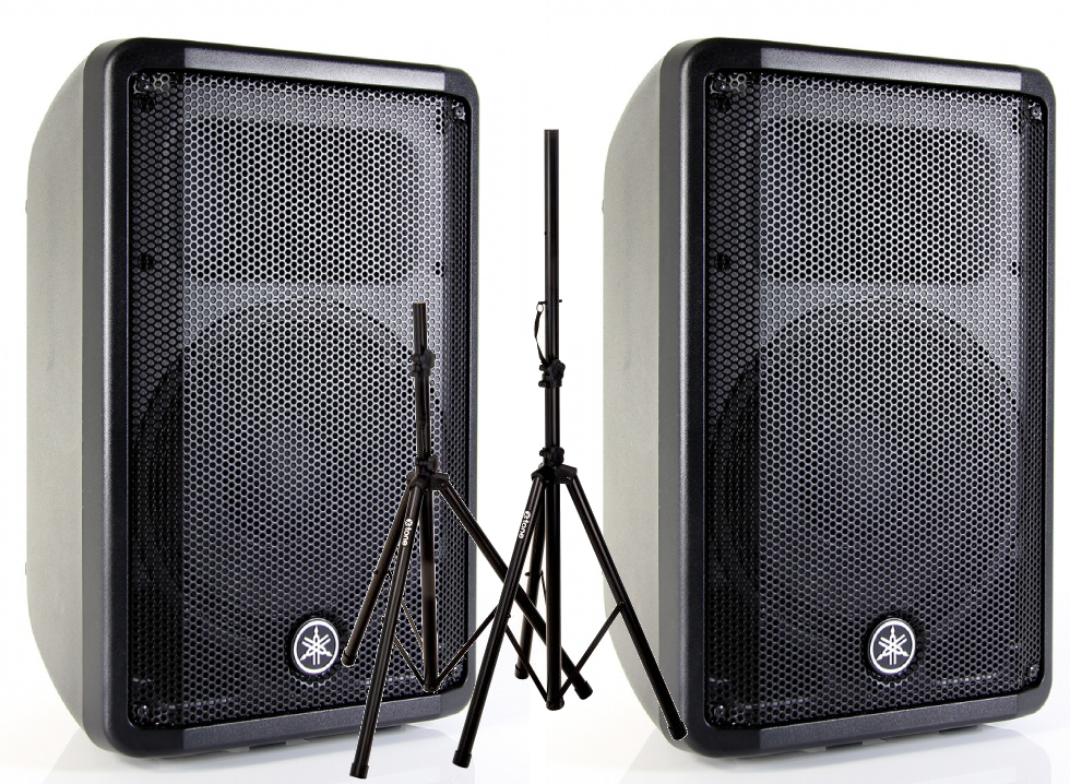 2 x DBR10 + XH 6310 Pied Enceinte Paire + Sac