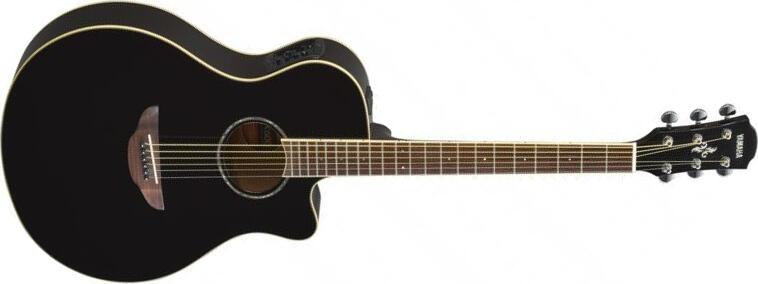 Yamaha Apx600 - Black - Elektroakustische Gitarre - Main picture