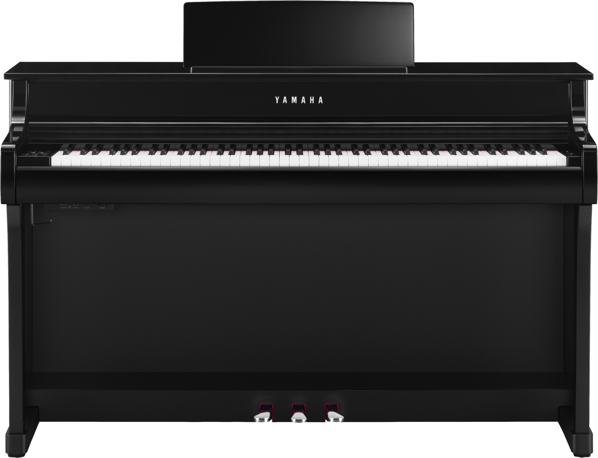 Yamaha Clp-835 - Polished Ebony - Digitalpiano mit Stand - Main picture