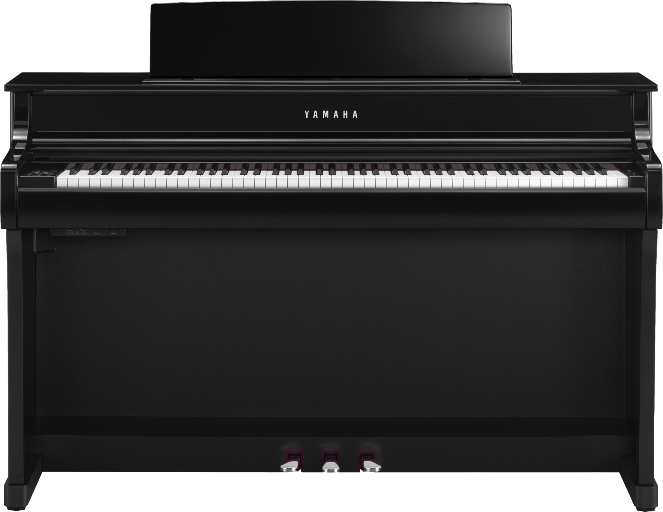 Yamaha Clp-845 - Polished Ebony - Digitalpiano mit Stand - Main picture