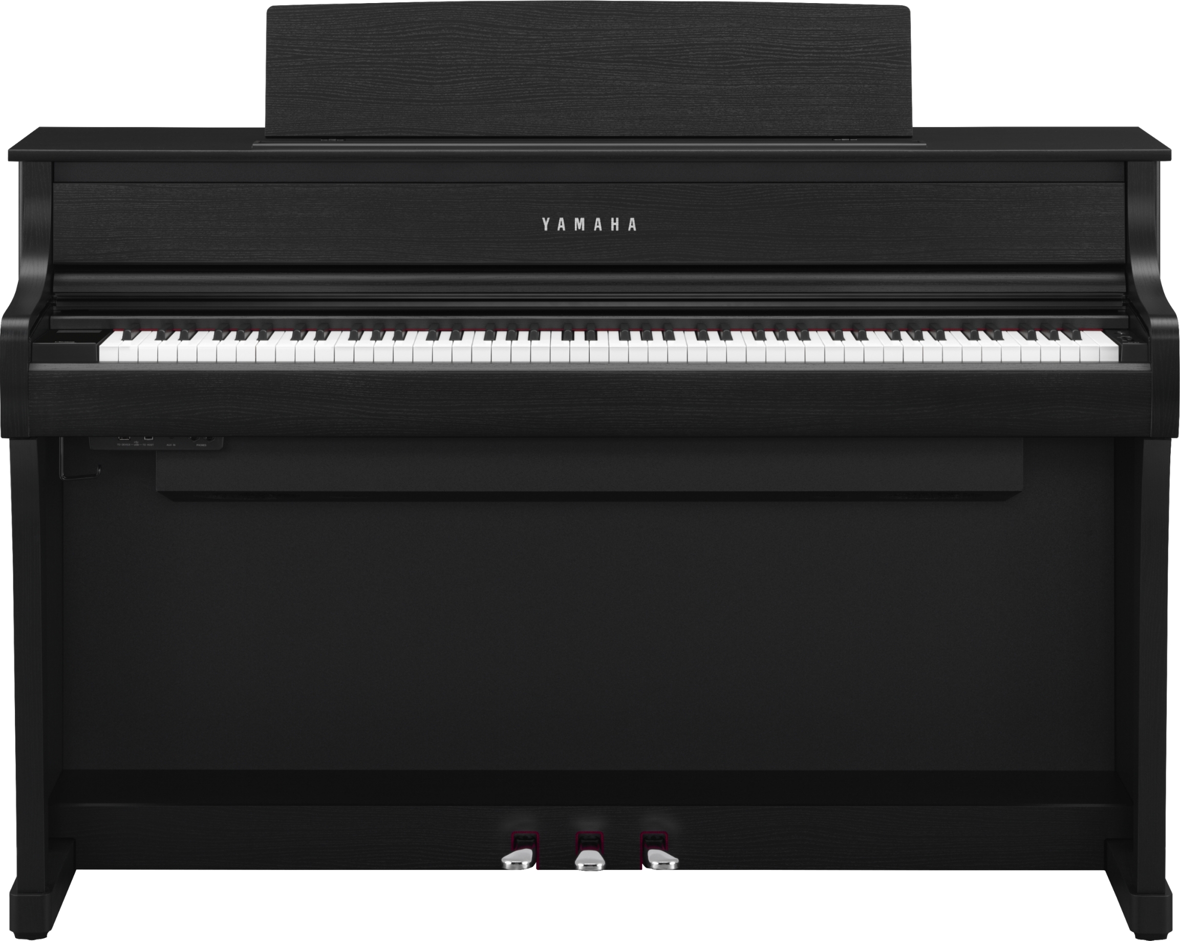 Yamaha Clp-875 - Black - Digitalpiano mit Stand - Main picture