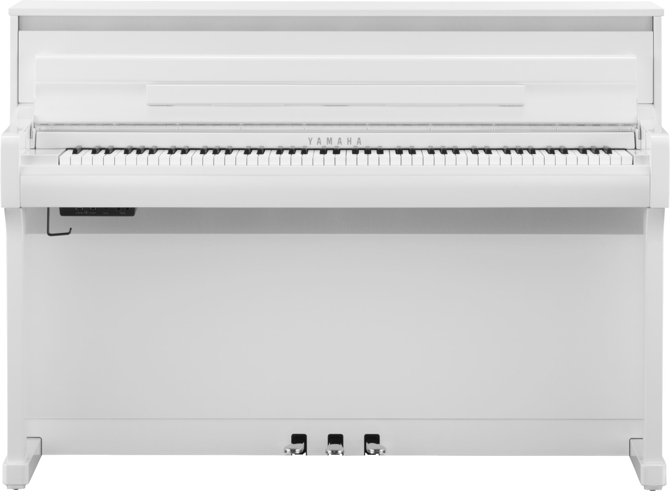 Yamaha Clp-885 - Polished White - Digitalpiano mit Stand - Main picture