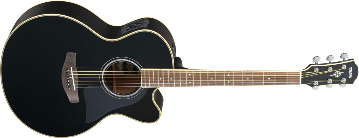 Yamaha Cpx 700 Ii - Black - Elektroakustische Gitarre - Main picture