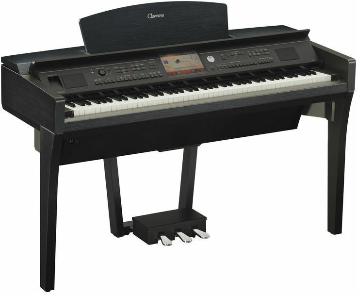 Yamaha Cvp-709b - Noir - Digitalpiano mit Stand - Main picture