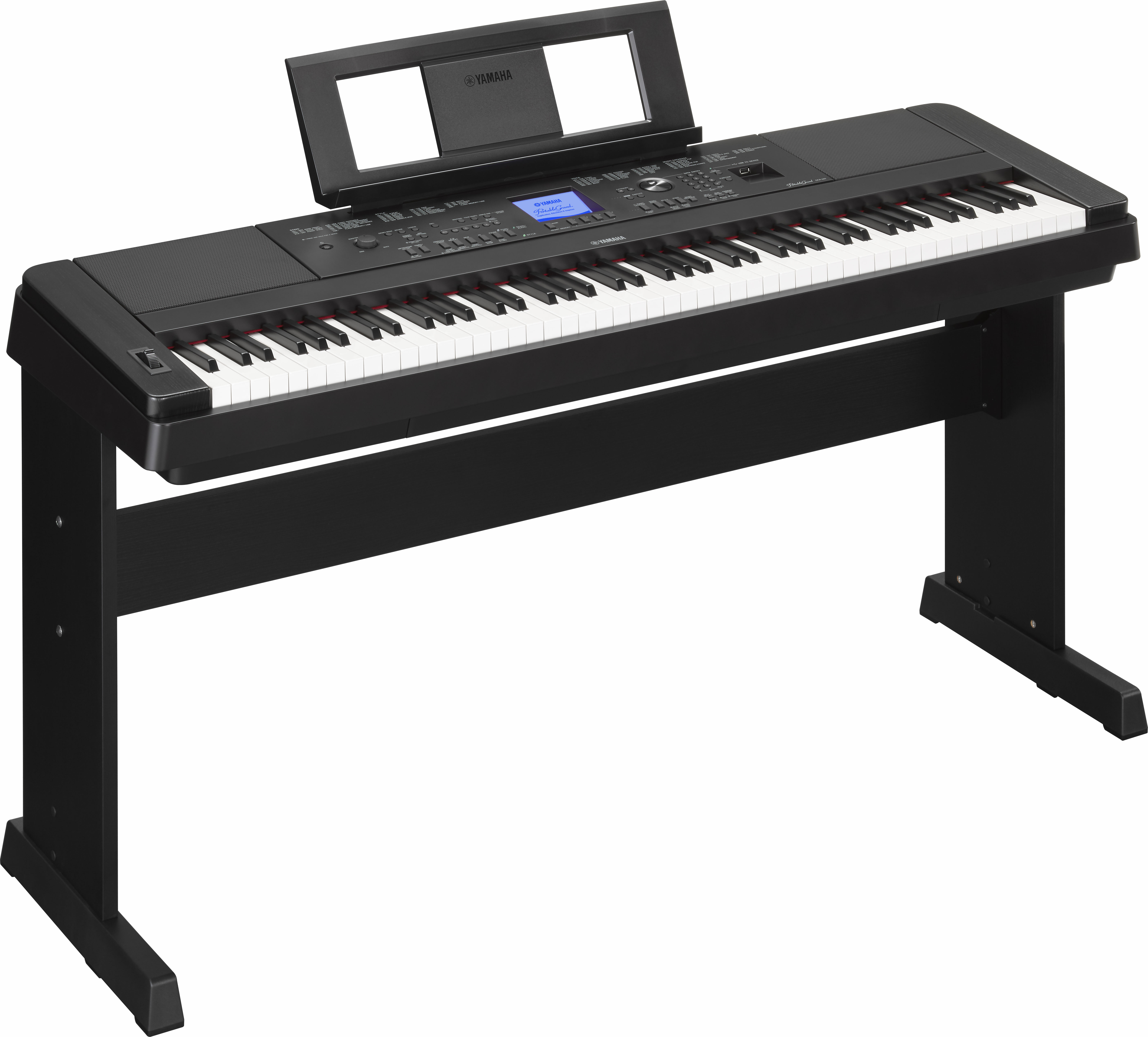 Yamaha Dgx-660 - Black - Digitalpiano mit Stand - Main picture
