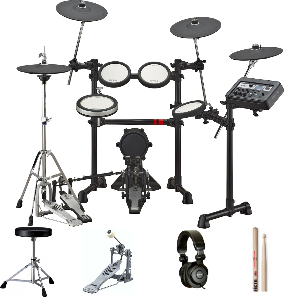 Yamaha Dtx6k3-x Bundle Complet - X-hp1 + Ds550u + Fp2710a + Vic5a - Komplett E-Drum Set - Main picture