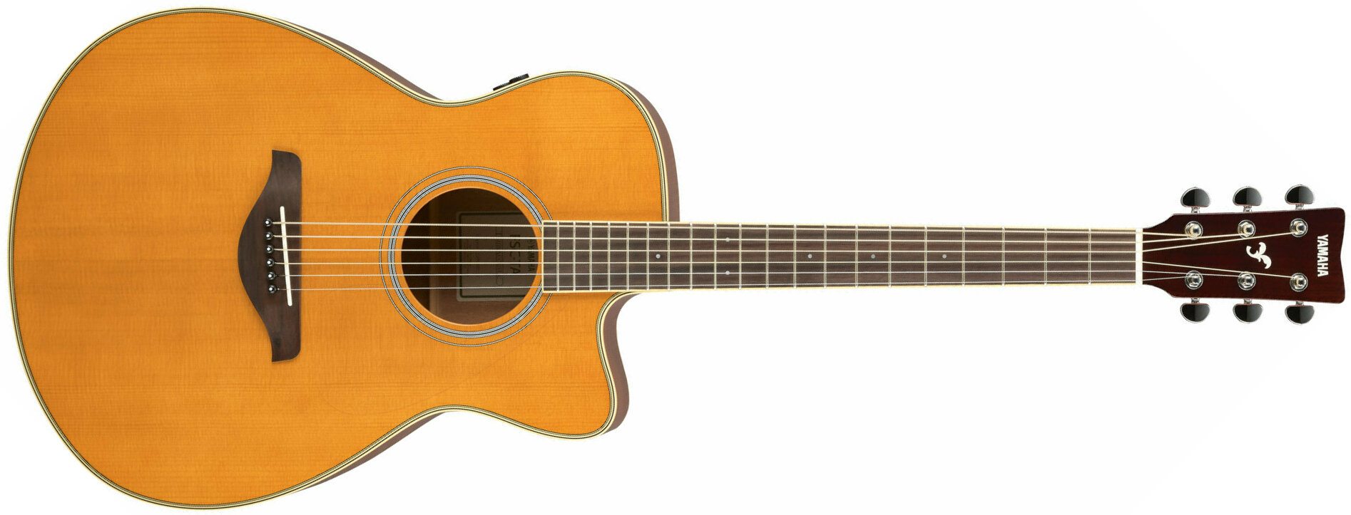 Yamaha Fsc-ta Transacoustic Cutaway Epicea Acajou Rw - Vintage Tint - Westerngitarre & electro - Main picture