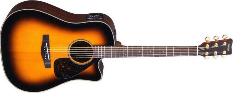 Yamaha Fx 370c - Tobacco Brown Sunburst - Elektroakustische Gitarre - Main picture