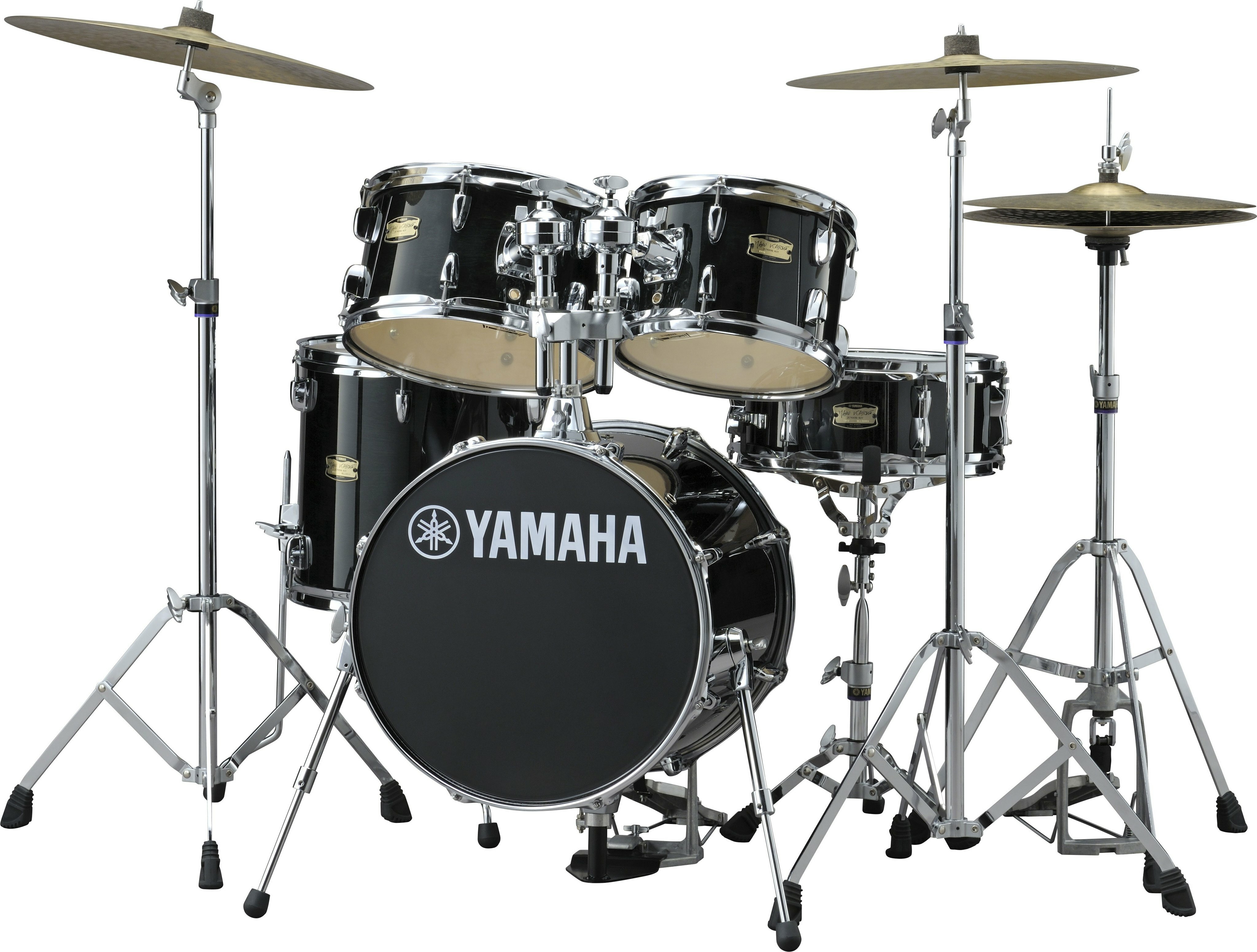 Yamaha Kit Junior Manu Katche - 4 FÛts - Raven Black - Junior Akustik Schlagzeug - Main picture