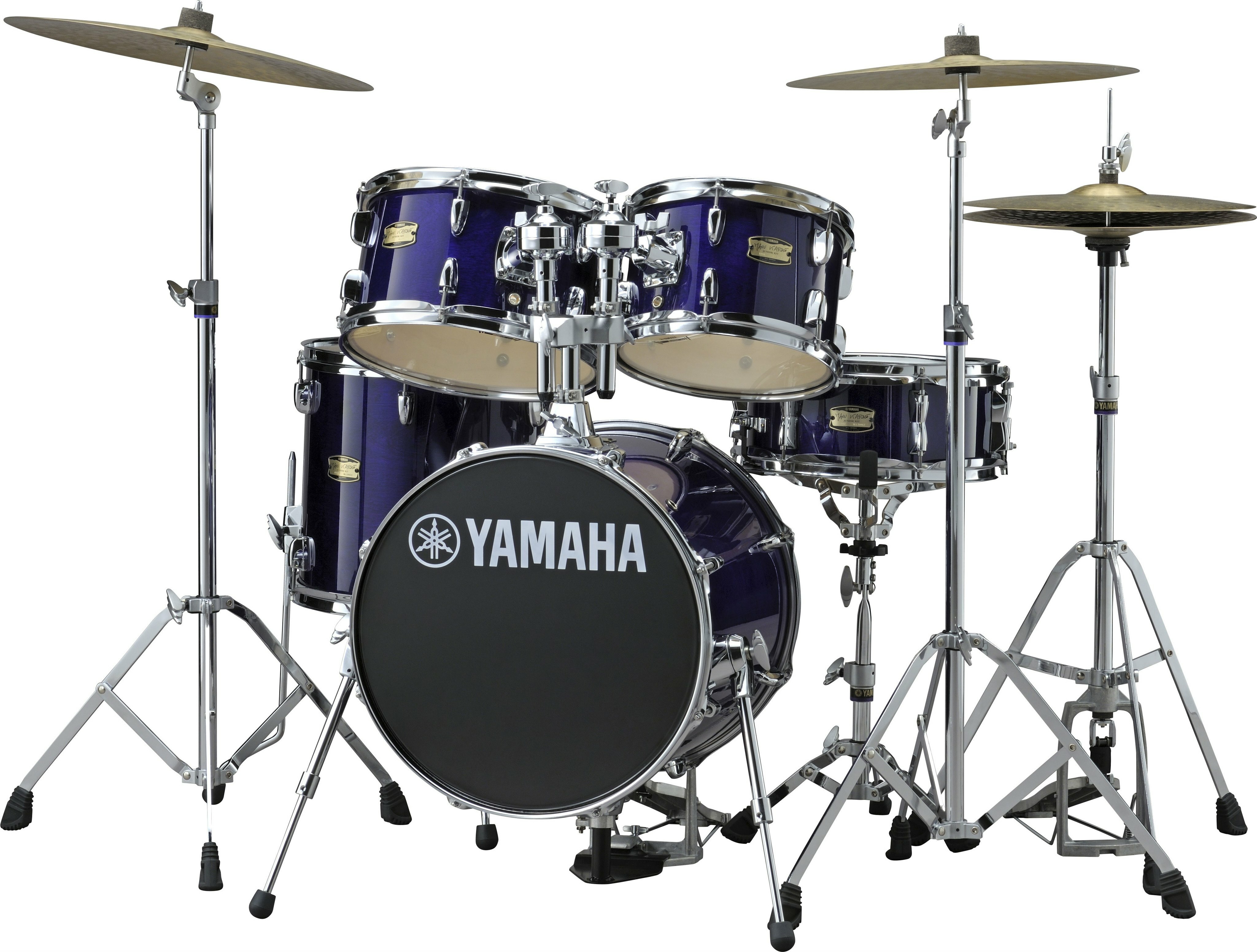 Yamaha Kit Junior Manu Katche + Hardware - Deep Violet - Junior Akustik Schlagzeug - Main picture