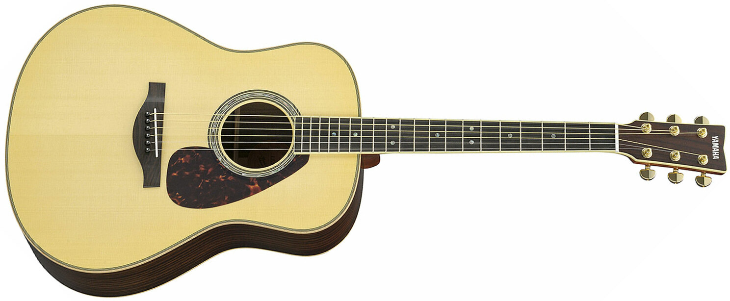 Yamaha Ll16 Are Jumbo Epicea Palissandre Eb - Natural - Elektroakustische Gitarre - Main picture