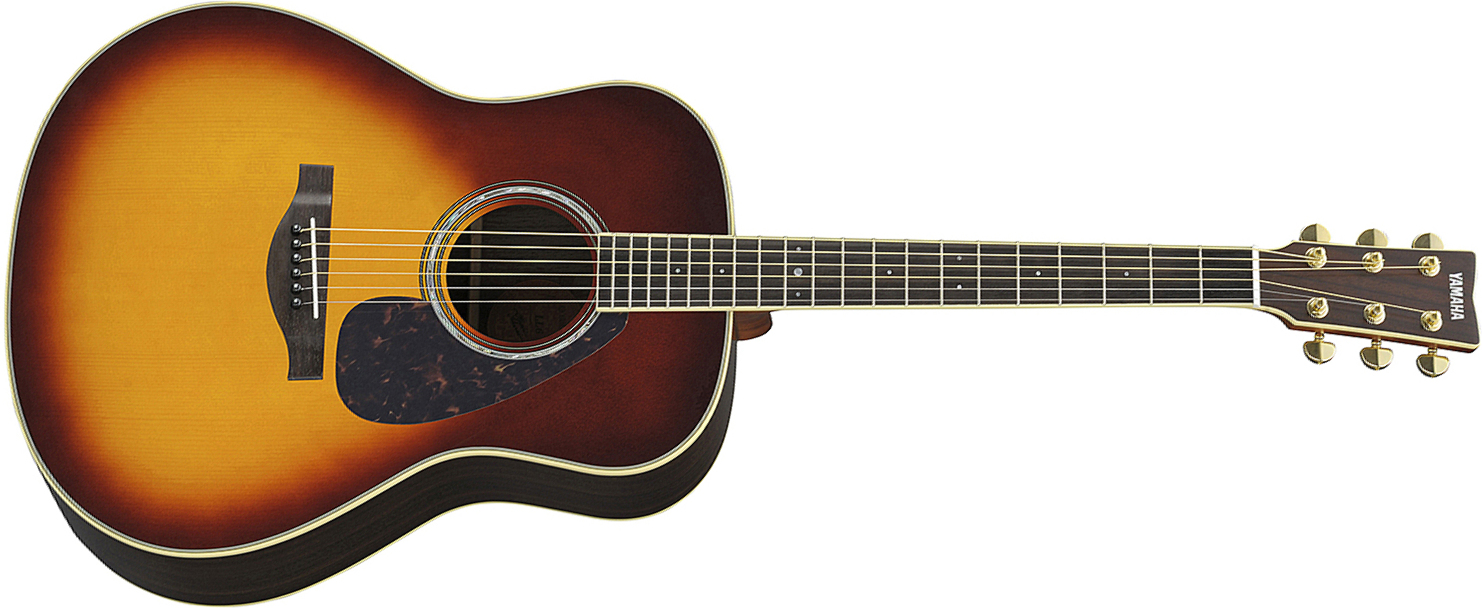 Yamaha Ll6 Are - Brown Sunburst - Elektroakustische Gitarre - Main picture