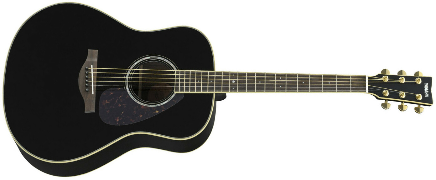 Yamaha Ll6 Are - Black - Elektroakustische Gitarre - Main picture