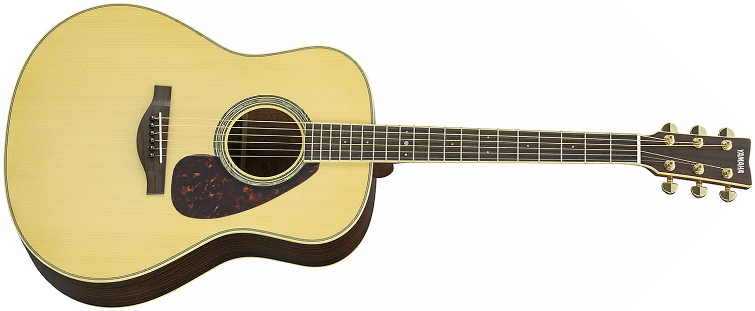 Yamaha Ll6 Are Jumbo Epicea Palissandre Rw - Natural - Elektroakustische Gitarre - Main picture