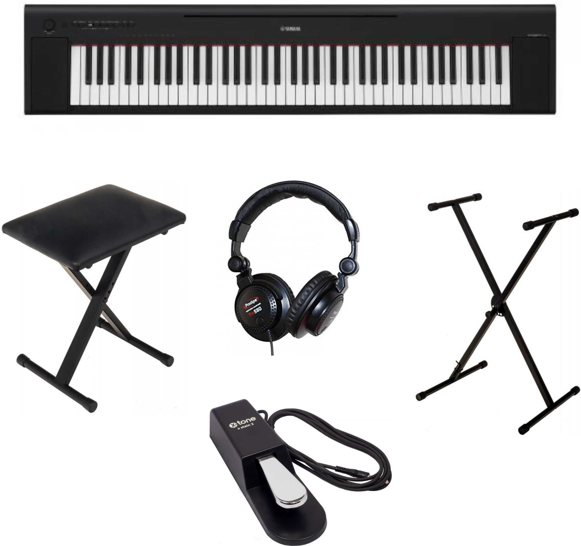 Yamaha Np-35 B + Stand + Casque + Pedale + Banquette - Digital Klavier - Main picture