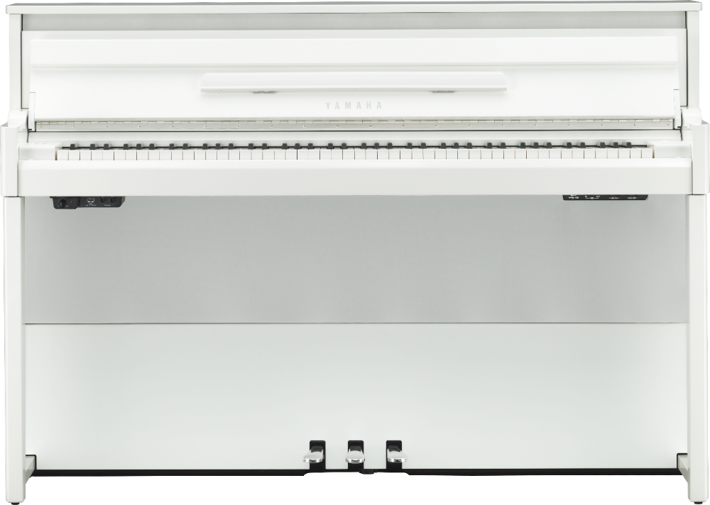 Yamaha Nu1 Pwh - Blanc Laqué - Digitalpiano mit Stand - Main picture