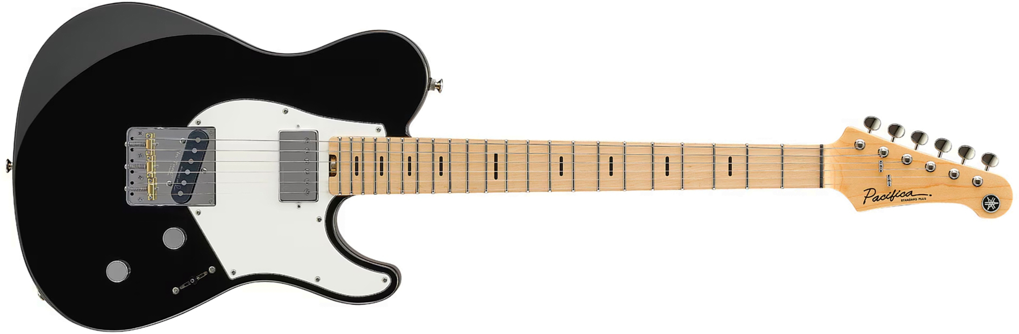 Yamaha Pacifica Sc Standard Plus Pacs+11sm Hs Ht Mn - Black - E-Gitarre in Teleform - Main picture