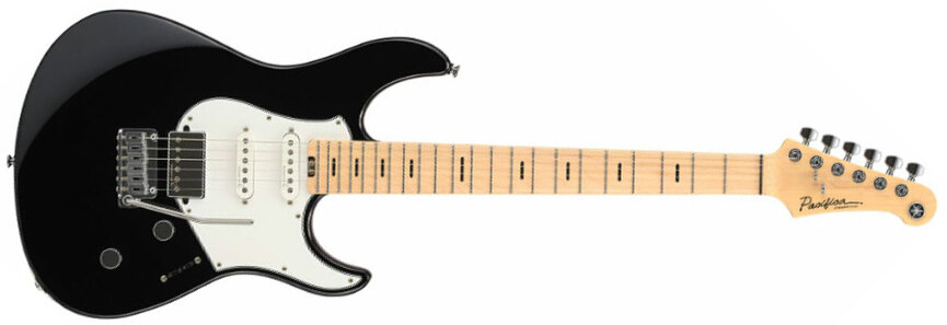 Yamaha Pacifica Standard Plus Pacs+12m Trem Hss Mn - Black - E-Gitarre in Str-Form - Main picture