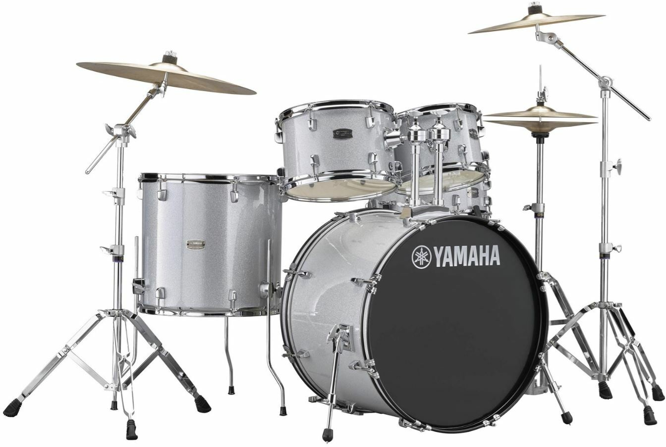 Yamaha Rdp0f5 Rydeen Fusion 20 - Silver Glitter - Akustik Schlagzeug Rock - Main picture
